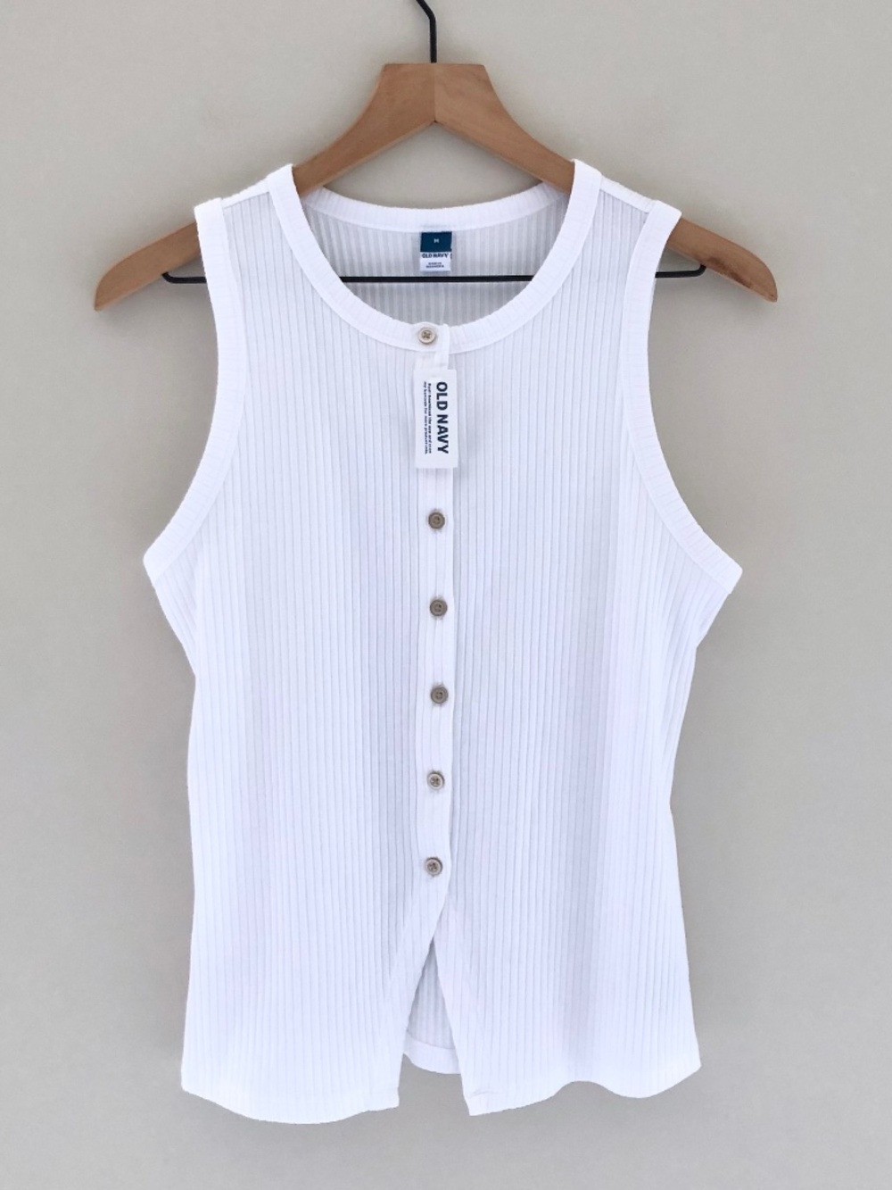 NWT Old Navy Button-Down Ribbed Top
